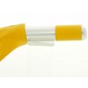 Handbrake handle design leather yellow universal yellow handbrake lever