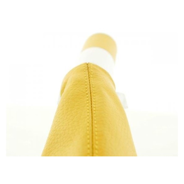 Handbrake handle design leather yellow universal yellow handbrake lever