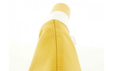 Handbrake handle design leather yellow universal yellow handbrake lever