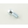 Single wheel bolt shaft length 26mm tapered collar short head silver M12x15