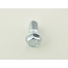Single wheel bolt shaft length 26mm tapered collar short head silver M12x15
