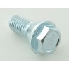 Single wheel bolt shaft length 22mm conical collar silver M12x125