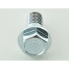 Single wheel bolt shaft length 22mm conical collar silver M12x125