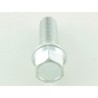 Single wheel bolt shaft length 29mm spherical collar silver M12x15