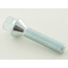 Wheel bolt individually tapered collar shaft length 39mm M12x125 silver