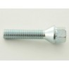 Wheel bolt individually tapered collar shaft length 39mm M12x125 silver
