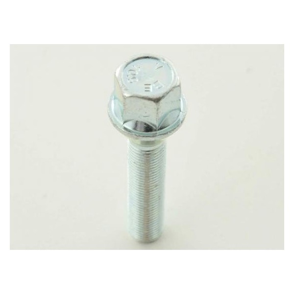Wheel bolt individually tapered collar shaft length 39mm M12x125 silver