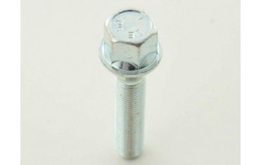 Wheel bolt individually tapered collar shaft length 39mm M12x125 silver