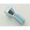 Wheel bolt individually tapered collar thread length 21mm M12x125 silver