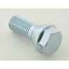 Wheel bolt individually tapered collar thread length 21mm M12x125 silver