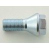 Wheel bolt individually tapered collar thread length 21mm M12x125 silver