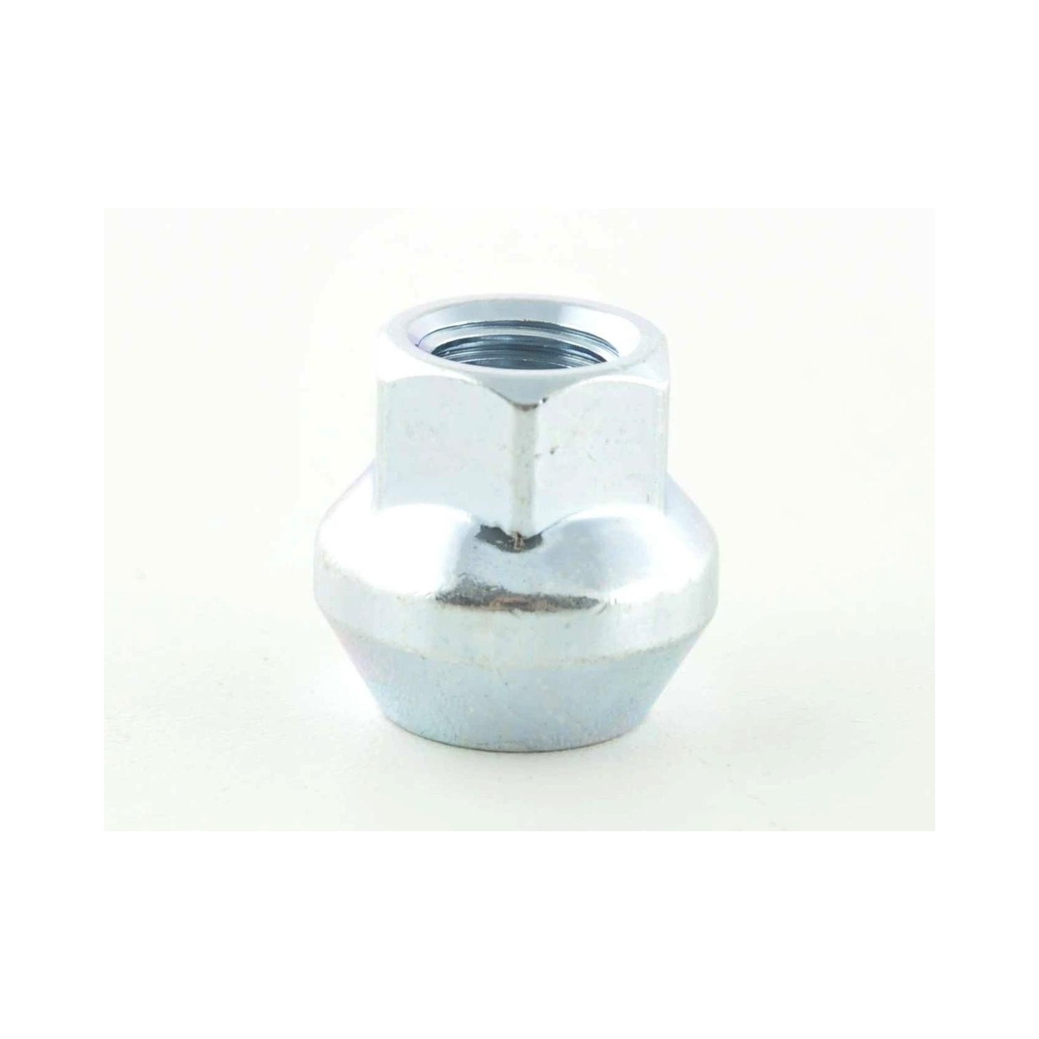 Single wheel nut length 23mm conical collar M14X15 silver