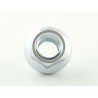 Single wheel nut length 23mm conical collar M14X15 silver