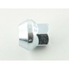 Single wheel nut length 23mm conical collar M14X15 silver