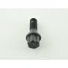 Single wheel bolt shaft length 28mm taper collar black M12x15