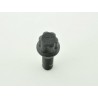 Single wheel bolt shaft length 28mm taper collar black M12x15