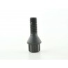 Single wheel bolt shaft length 28mm taper collar black M12x15