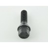Single wheel bolt shaft length 45mm taper collar black M12x15