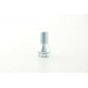 Wheel bolt set 8 pcs Shaft length 21mm conical collar silver M12x15