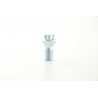 Wheel bolt set 8 pcs Shaft length 21mm conical collar silver M12x15
