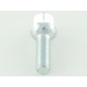 Single wheel bolt shaft length 35mm spherical collar silver M12x15