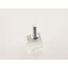 Wheel bolt set 8 pcs Shaft length 45mm spherical collar silver M12x15