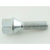 Wheel bolt set 8 pcs Conical collar shaft length 60mm M12x15 silver