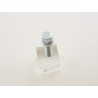 Wheel bolt set 10 pcs Shaft length 45mm spherical collar silver M12x15