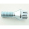 Wheel bolt set 10 pcs Conical collar shaft length 27mm M12x125 silver