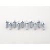 Wheel bolt set 10 pcs Shaft length 29mm spherical collar silver M12x15