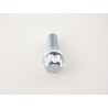 Wheel bolt set 10 pcs Shaft length 29mm spherical collar silver M12x15