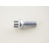 Wheel bolt set 10 pcs Shaft length 29mm spherical collar silver M12x15