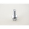 Wheel bolt set 10 pcs Shaft length 29mm spherical collar silver M12x15