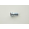 Wheel bolt set 8 pcs Shank length 21mm tapered collar short head silver M12x15