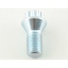 Wheel bolt set 10 pcs Shaft length 21mm conical collar silver M14x15