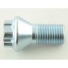 Wheel bolt set 10 pcs Shaft length 21mm conical collar silver M14x15