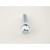 Wheel bolt set 10 pcs Shaft length 35mm spherical collar silver M12x15
