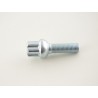 Wheel bolt set 10 pcs Shaft length 35mm spherical collar silver M12x15