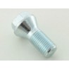 Wheel bolts set 10 pieces shaft length 26mm tapered collar short head silver M12x15