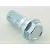 Wheel bolts set 10 pieces shaft length 26mm tapered collar short head silver M12x15