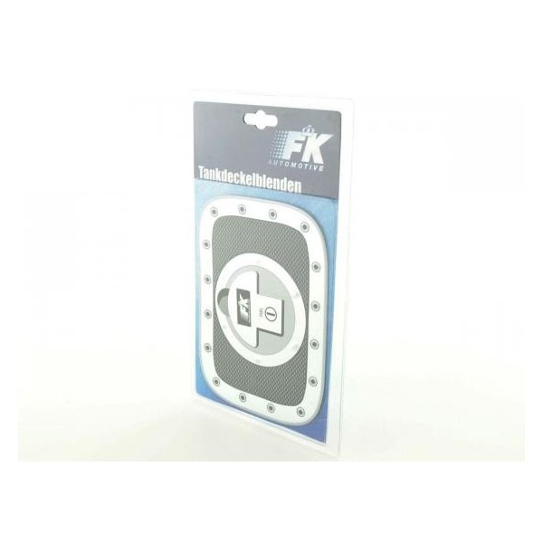 Fuel cap cover alu look 180x131 Cover for the fuel cap