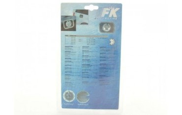 Fuel cap cover alu look 180x131 Cover for the fuel cap