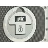 Fuel cap cover alu look 180x131 Cover for the fuel cap