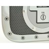 Fuel cap cover alu look 180x131 Cover for the fuel cap