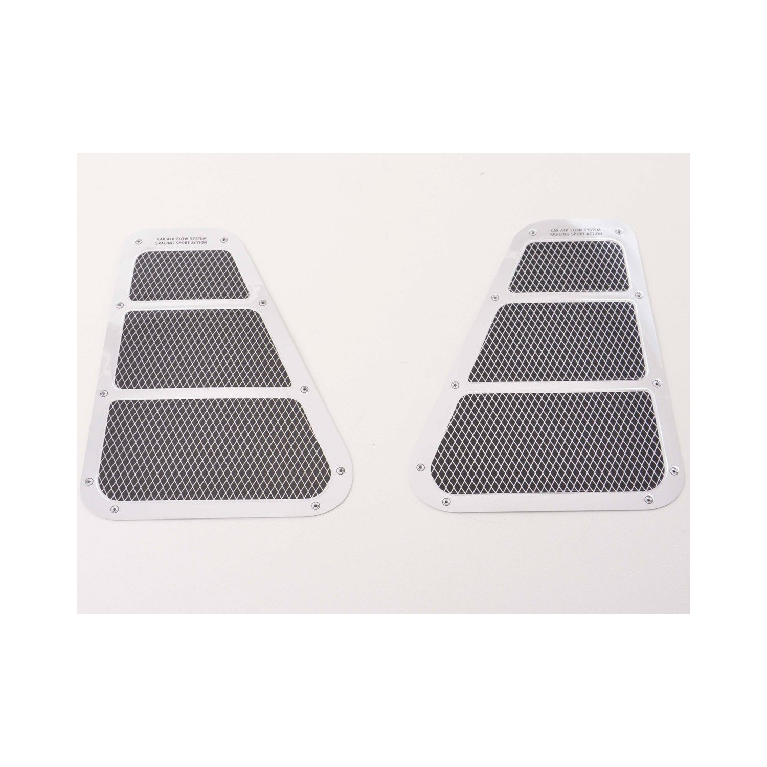 Air inlet sticker set 2x approx 180 x 130 mm universal