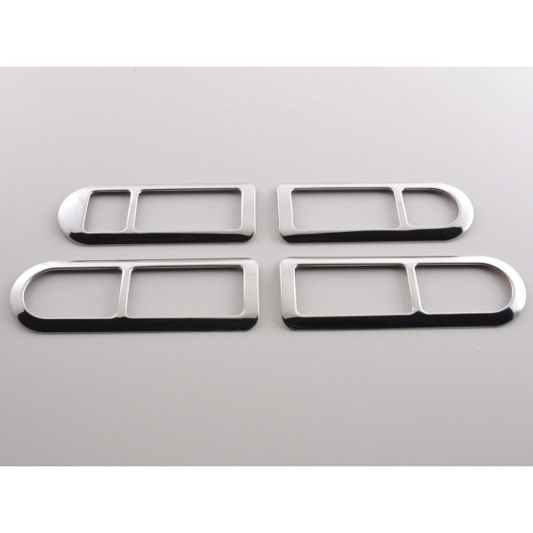 Door handle frame chrome inside VW Polo type 9N 01 05 stainless steel