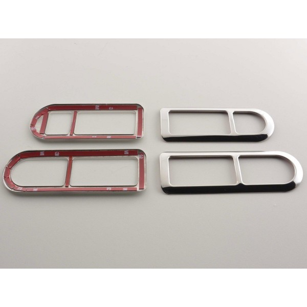 Door handle frame chrome inside VW Polo type 9N 01 05 stainless steel