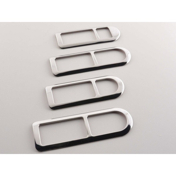 Door handle frame chrome inside VW Polo type 9N 01 05 stainless steel