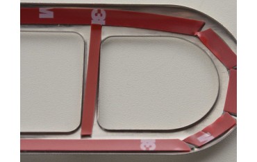 Door handle frame chrome inside VW Polo type 9N 01 05 stainless steel