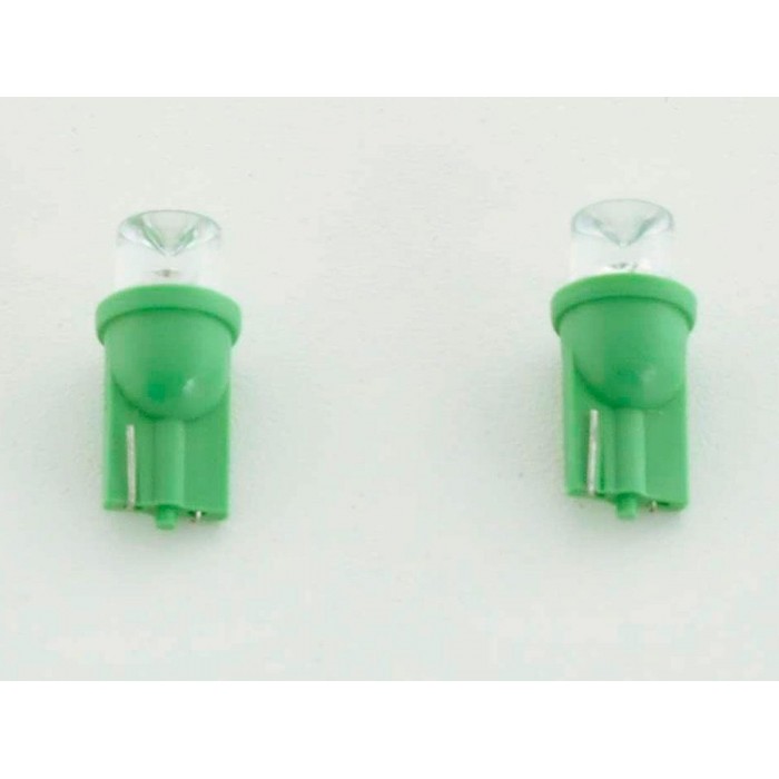 LED bulbs green SET 2 pieces